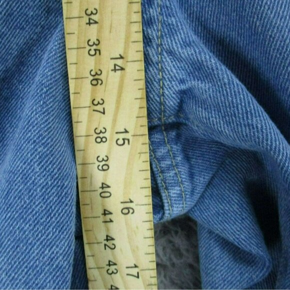 Cider Jeans Womens 2XL Medium Wash High Rise Butterfly Cutout Wide Leg - Picture 5 of 10